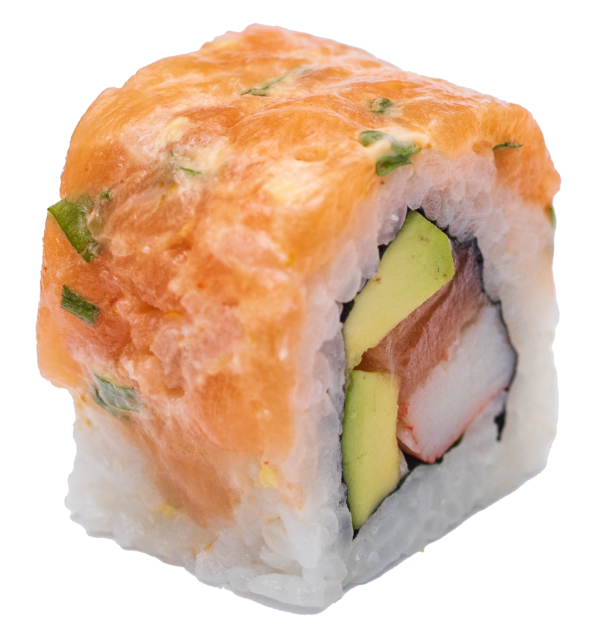 Spicy Salmon Tartar Cucumber Uramaki