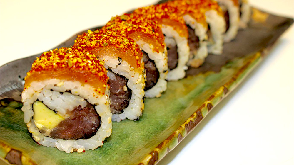 Spicy Tuna Tartar Cucumber Uramaki