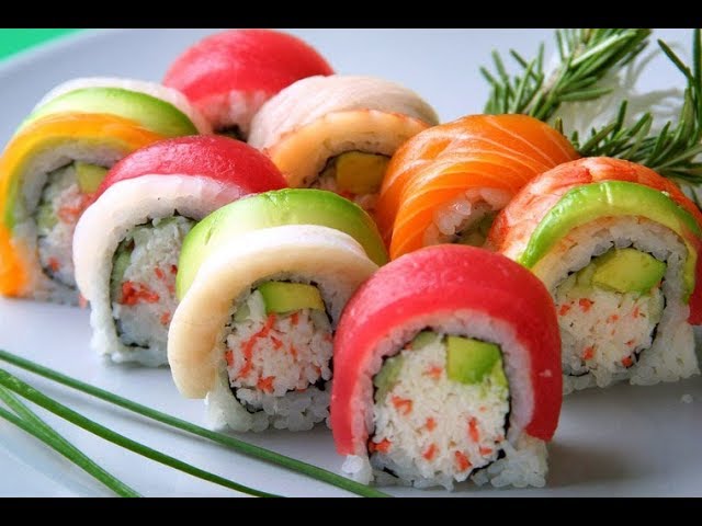Spicy Rainbow Roll